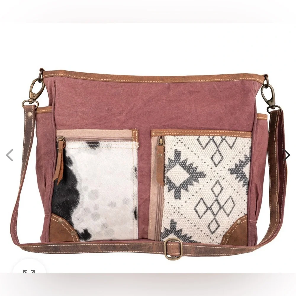 NWT Genuine Leather Laptop Messenger bag